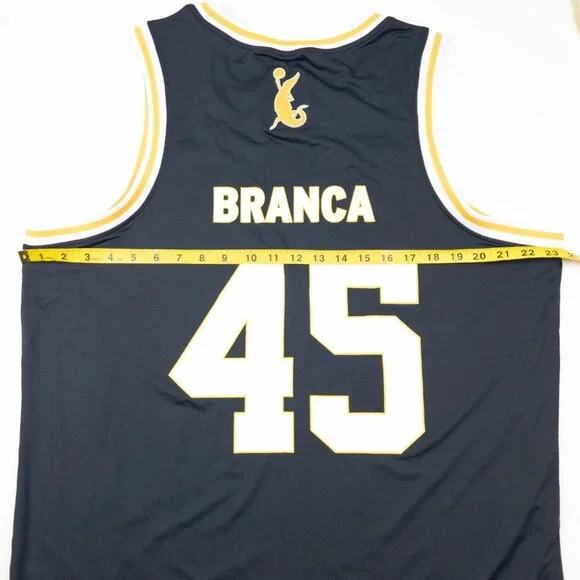 Pop-A-Shot x Fernet Branca Basketball Jersey Men's Black Gold 1845 Collectible - Picture 12 of 14